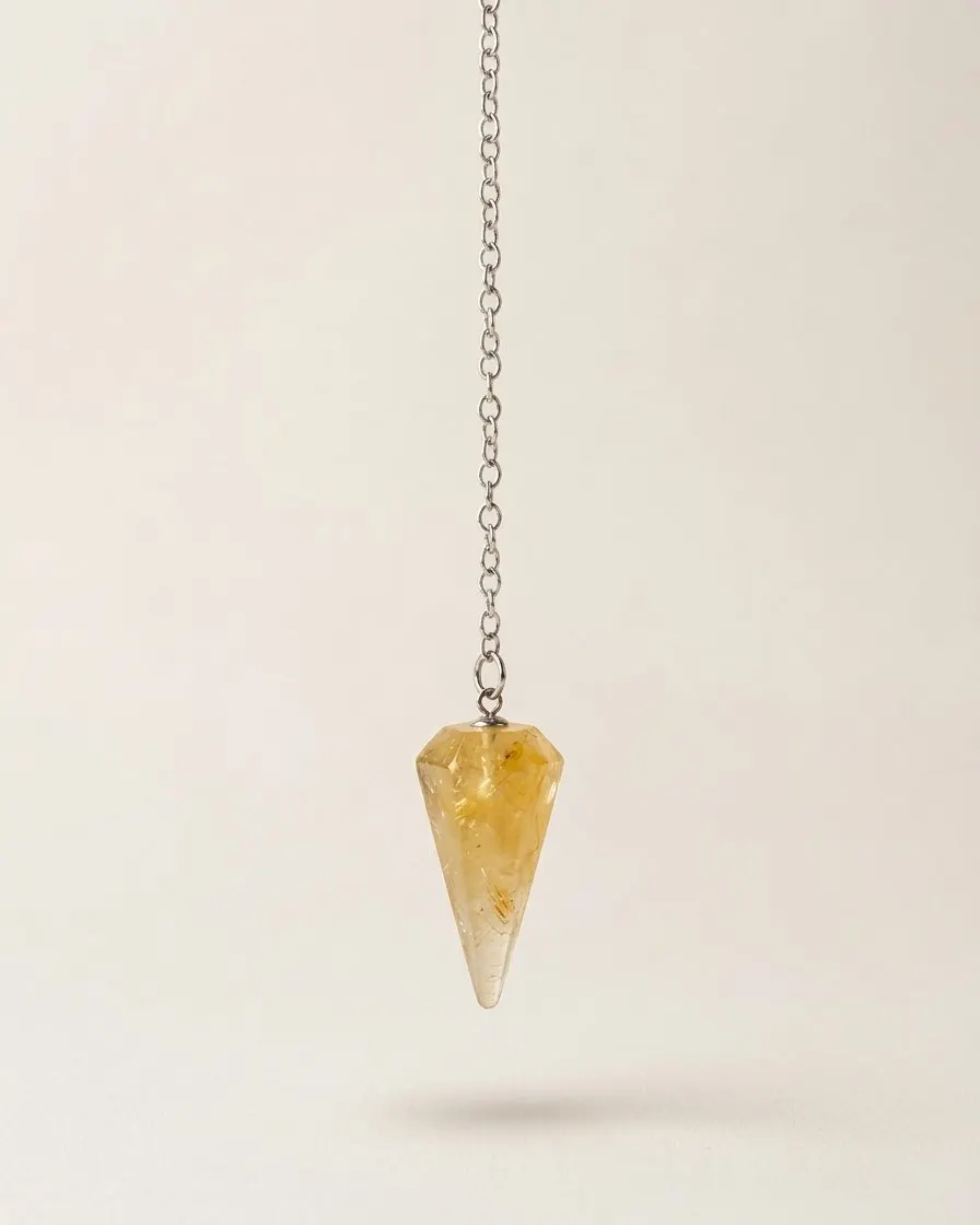 Pêndulo de Cristal, amarelo